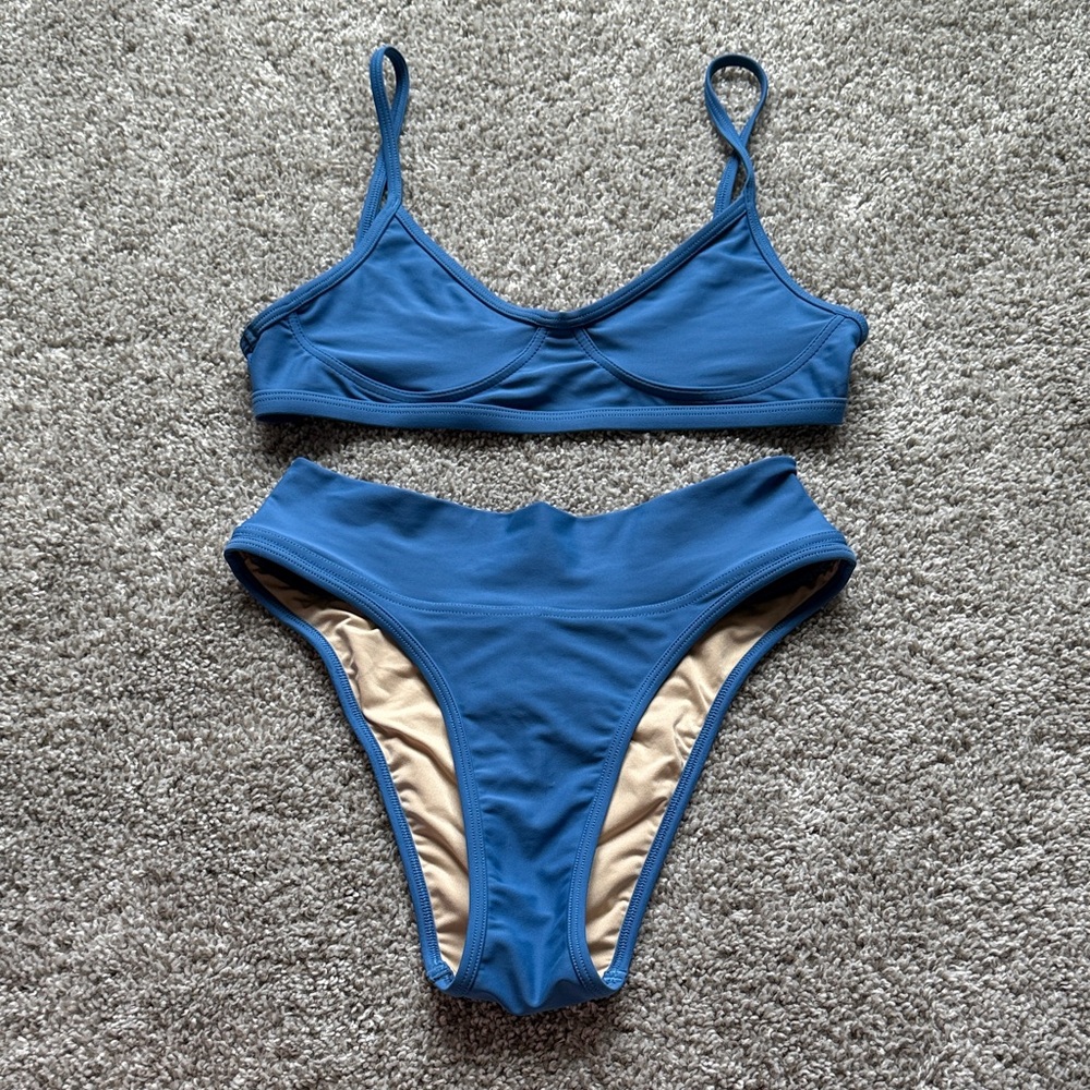 gnash swim Blue Bikini Set